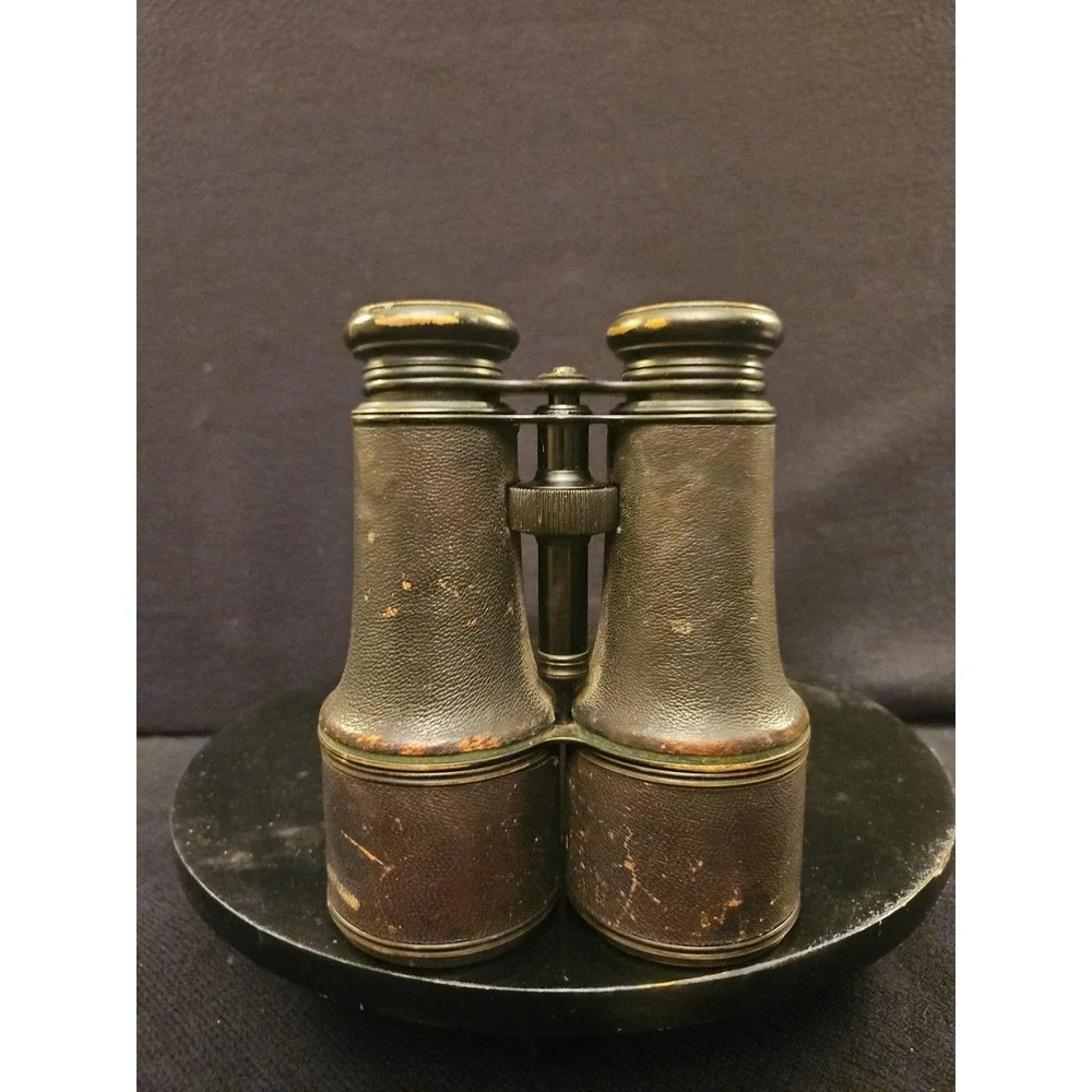 L. Petit Fabt Paris Antique French Military Field Binoculars‎ WWI